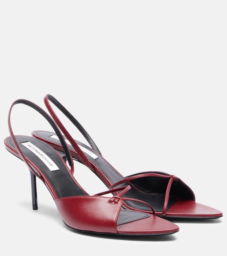 victoria beckham 75 leather sandals