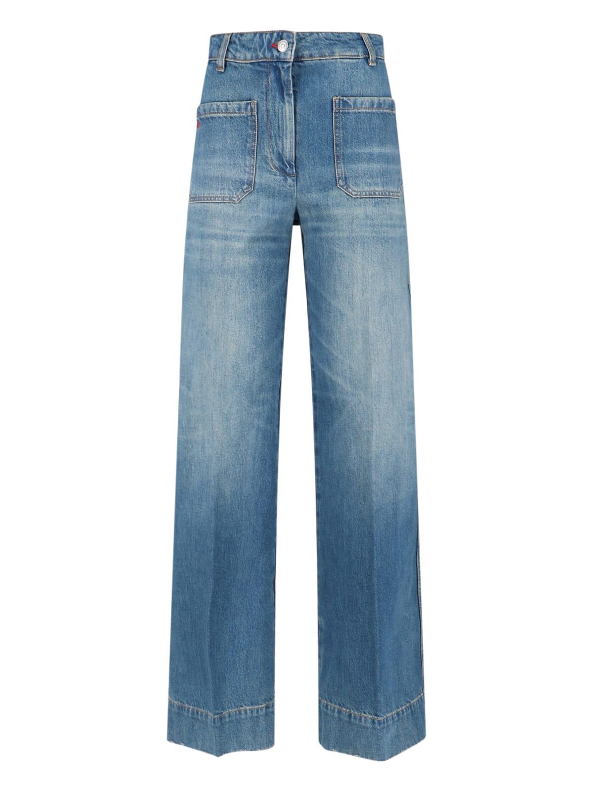 victoria beckham alina high waisted jeans