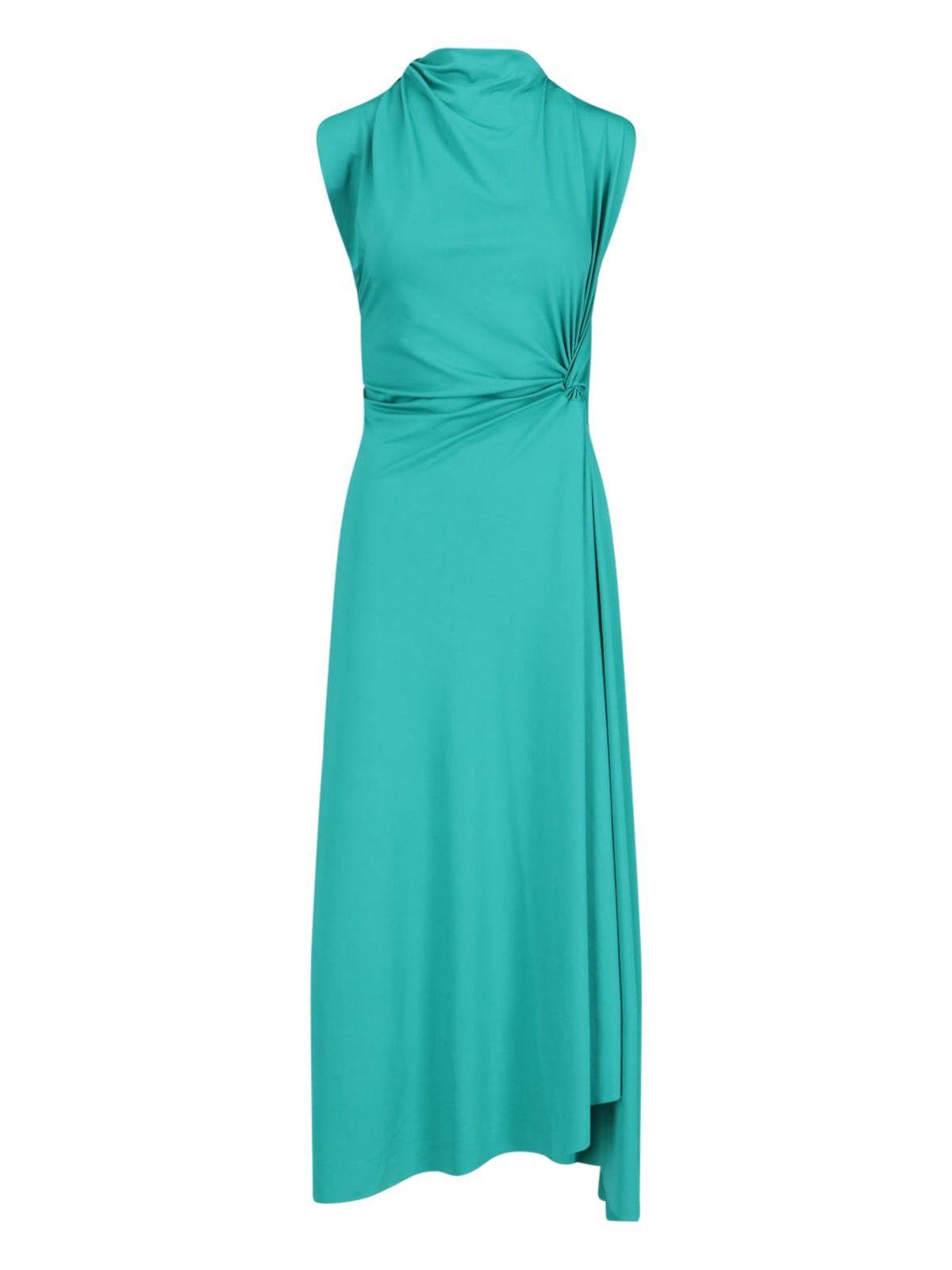 victoria beckham asymmetric maxi dress