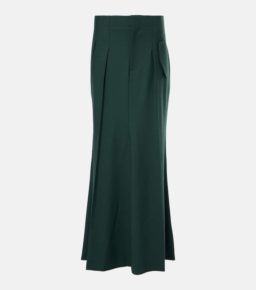 victoria beckham asymmetric maxi skirt