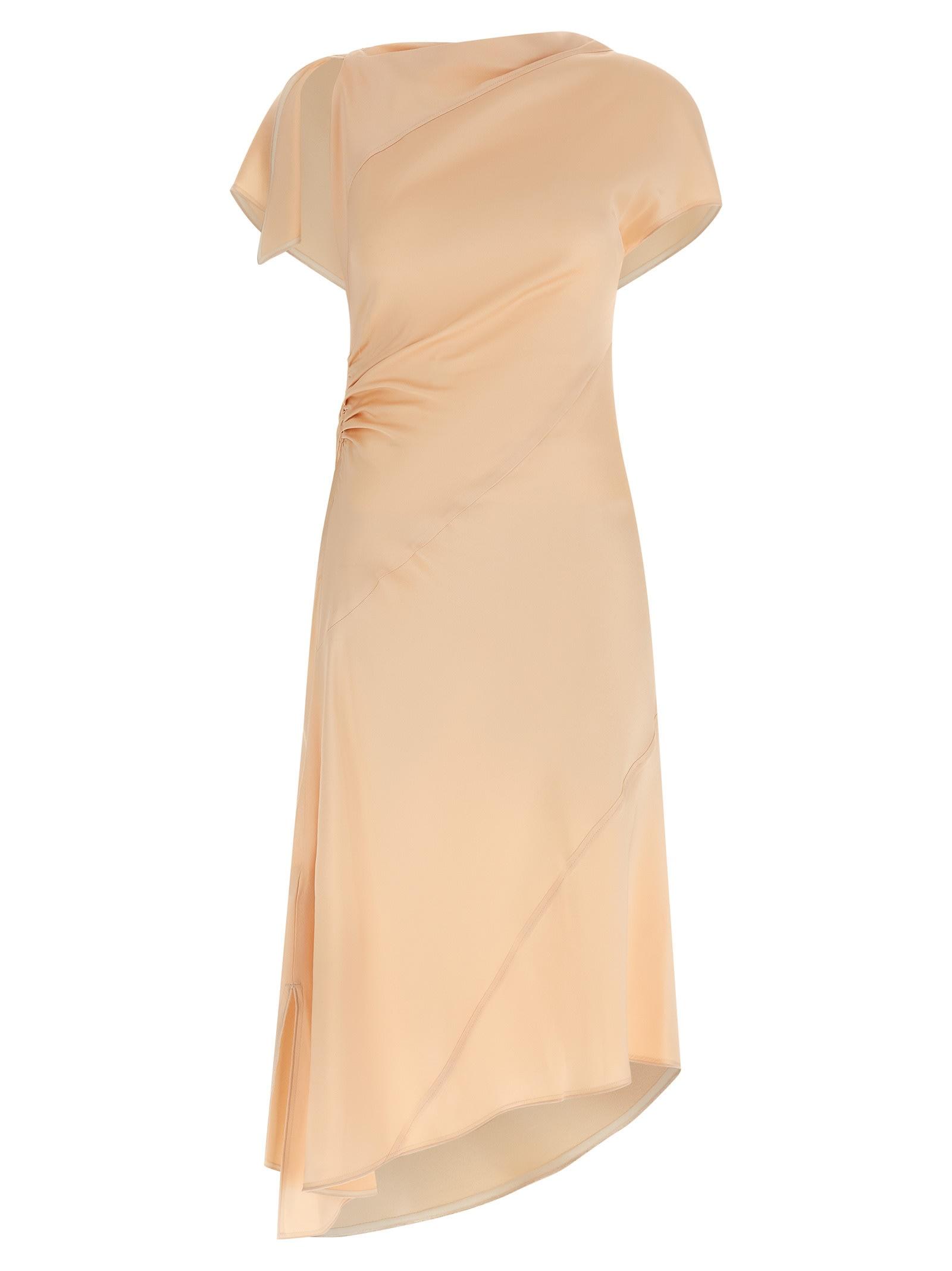 victoria beckham asymmetric twist dress