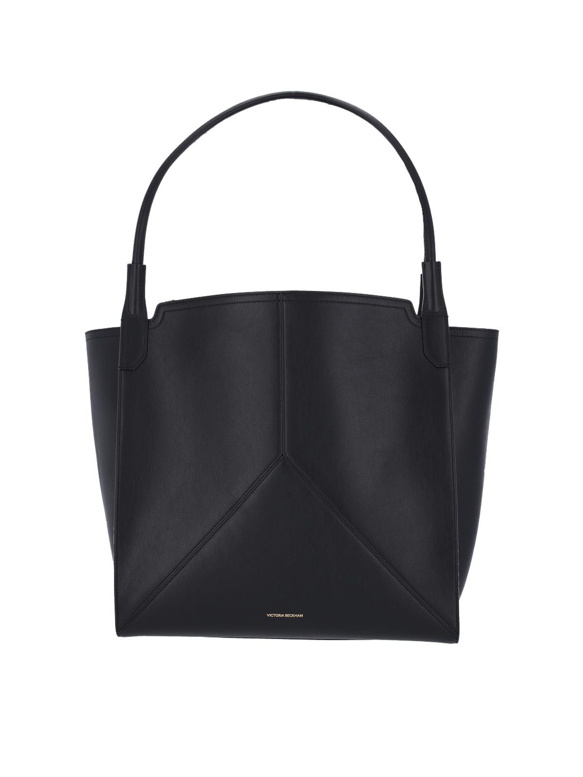 victoria beckham bags black leather - women