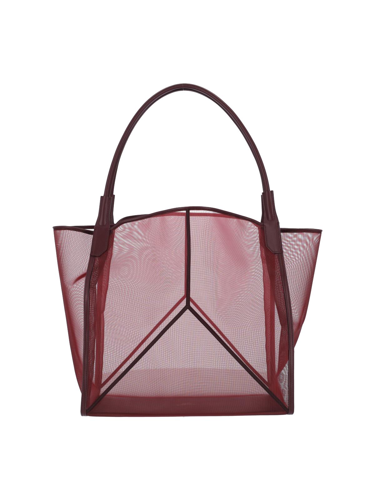 victoria beckham bags red fabric - women