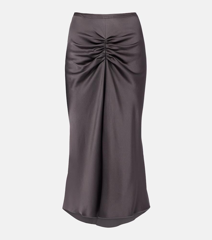 victoria beckham bela midi skirt