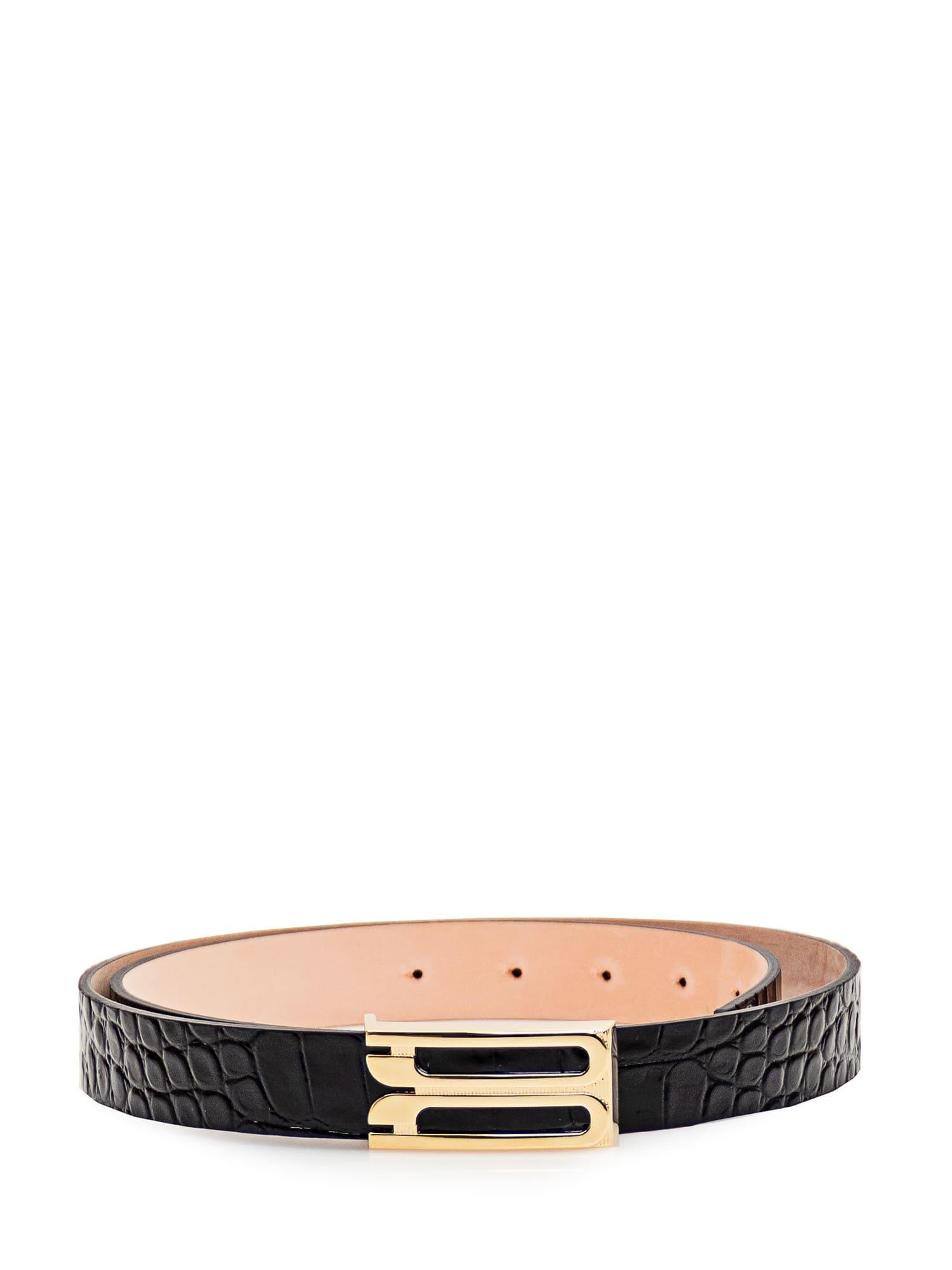 victoria beckham belt with logo