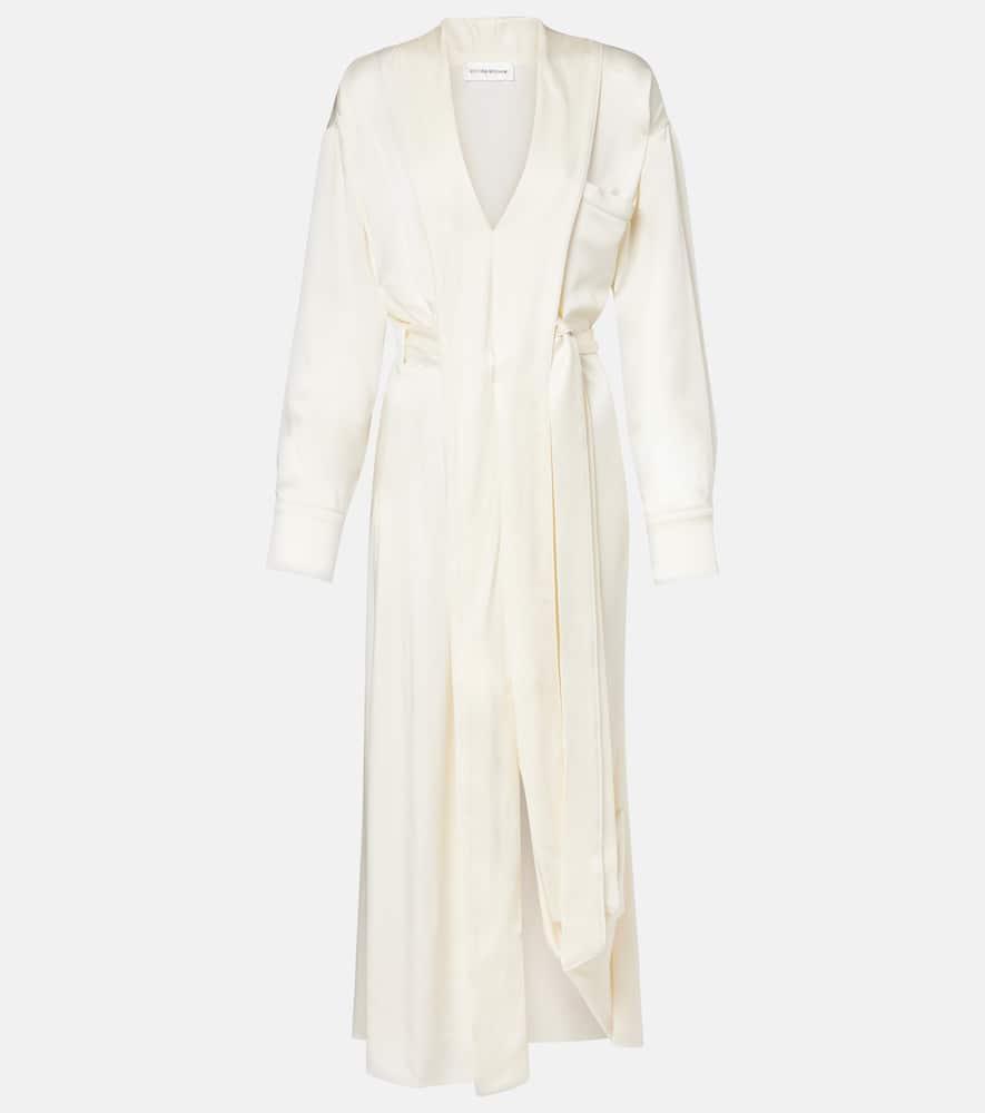 victoria beckham belted wrap dress
