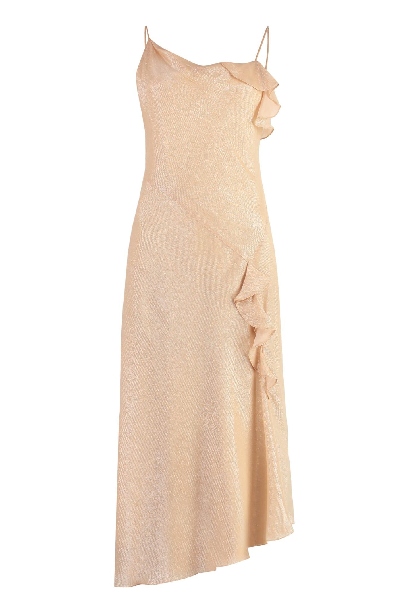 victoria beckham bias cami viscose dress