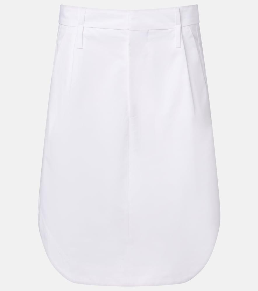 victoria beckham cotton cargo skirt