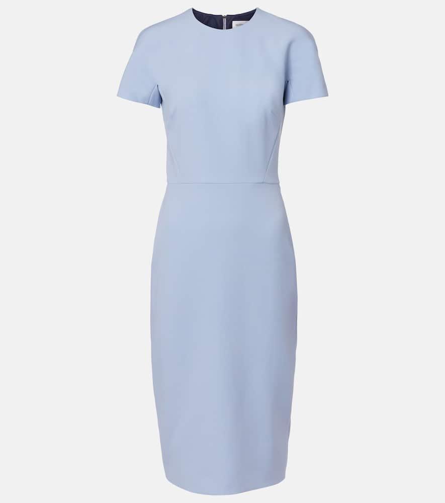 victoria beckham crêpe minidress