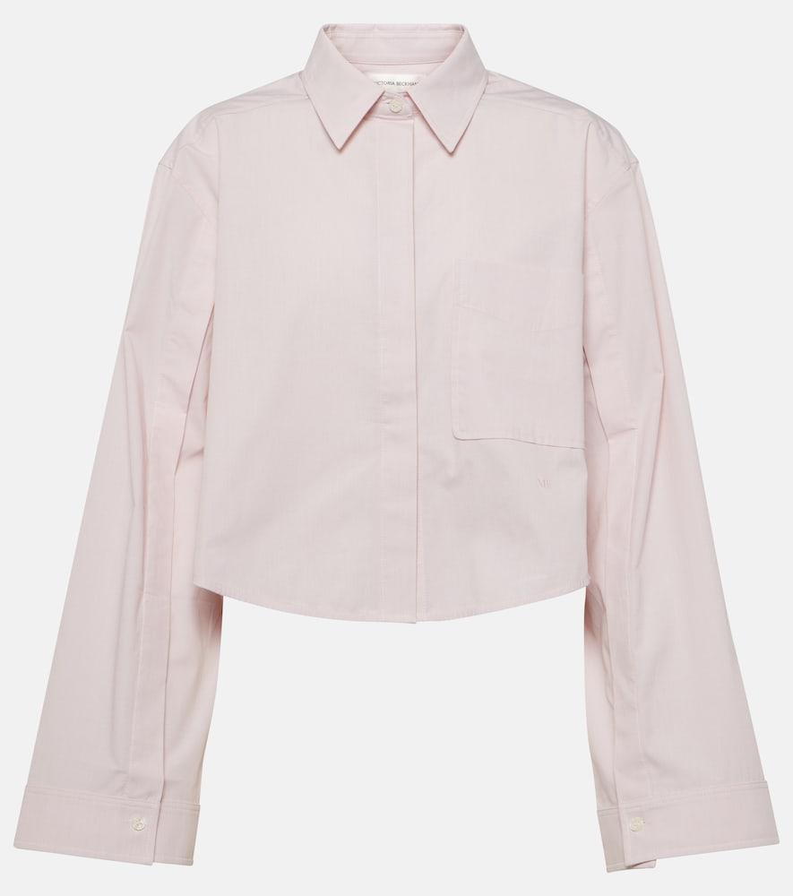 victoria beckham cropped cotton