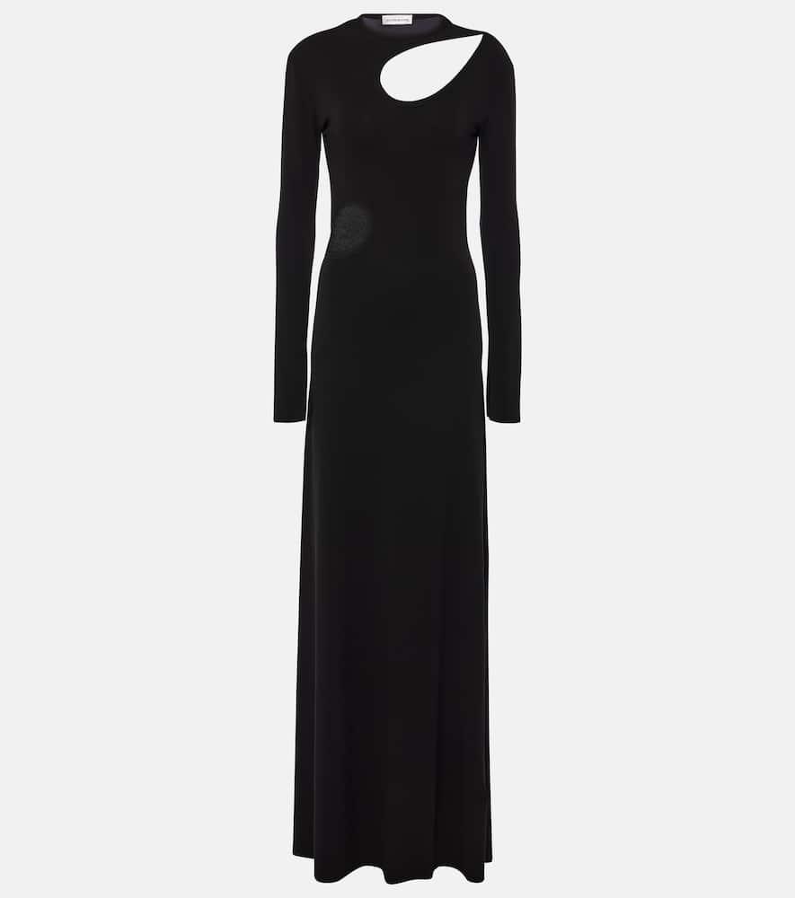 victoria beckham cutout maxi dress