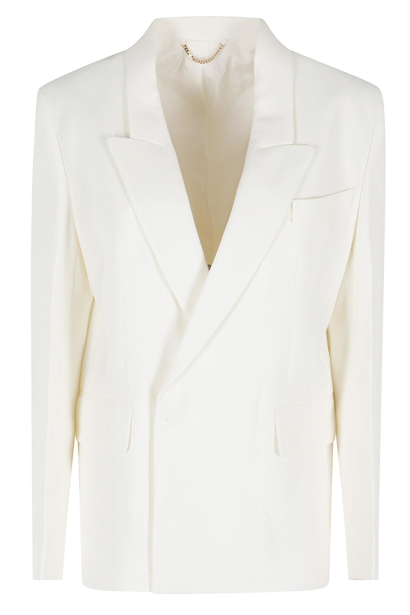victoria beckham double breasted tailored jacket