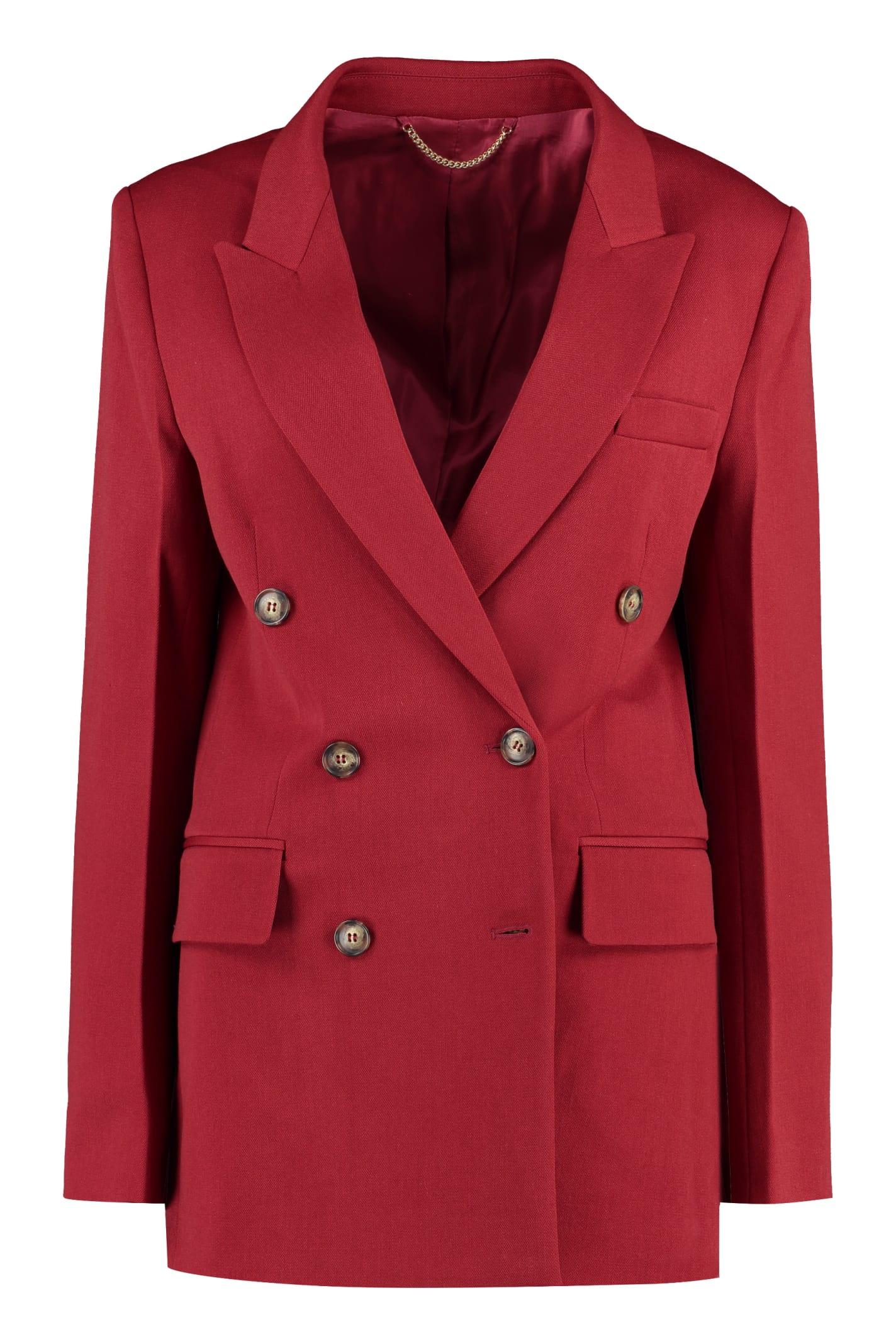 victoria beckham double-breasted wool blazer
