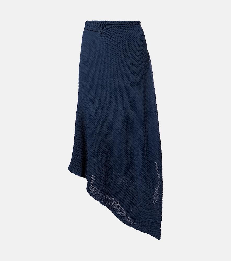 victoria beckham draped knitted cotton