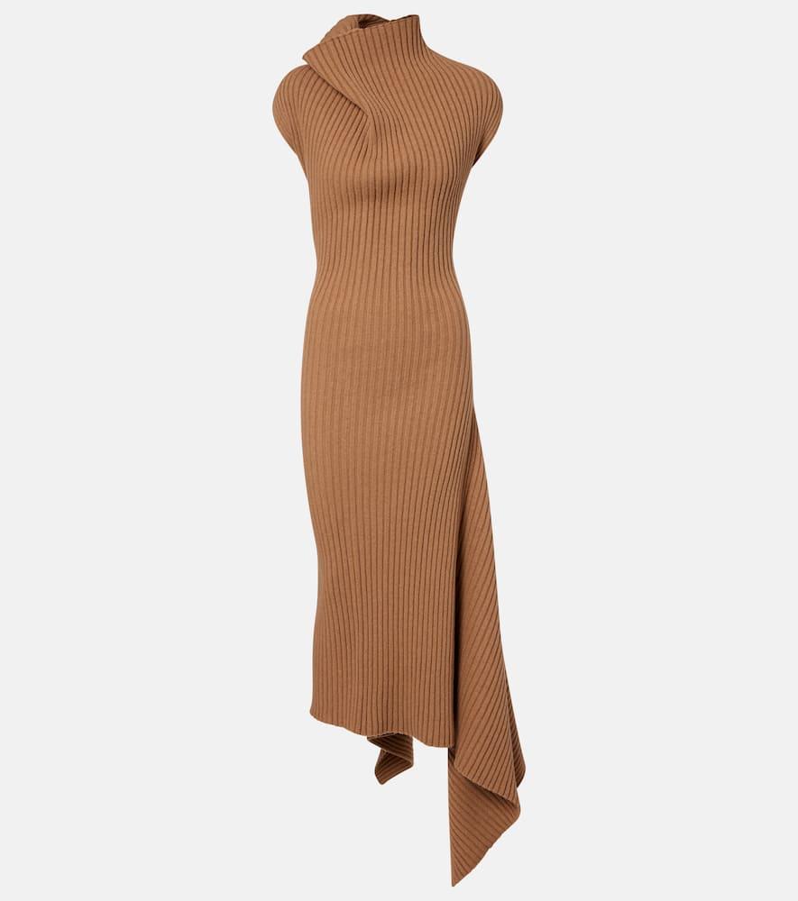 victoria beckham draped ribbed