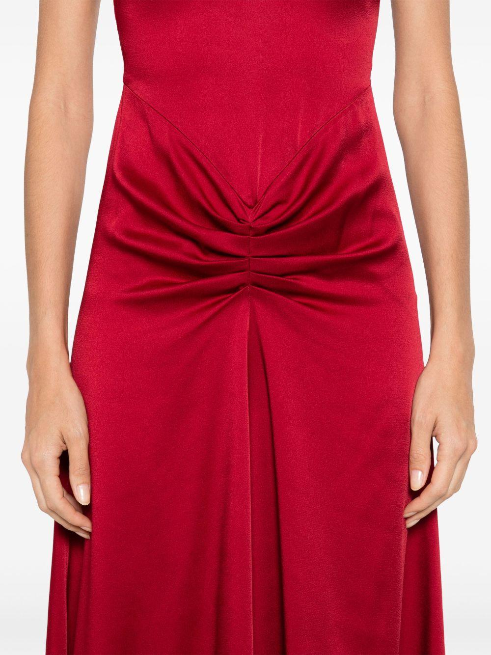 victoria beckham dresses red outer: acetate - women