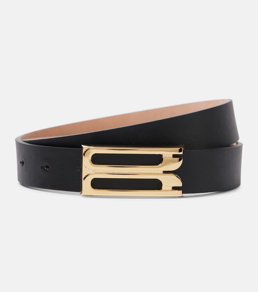 victoria beckham frame leather belt