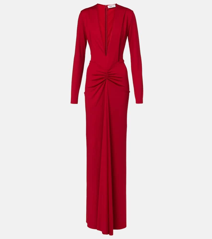 victoria beckham gathered gown
