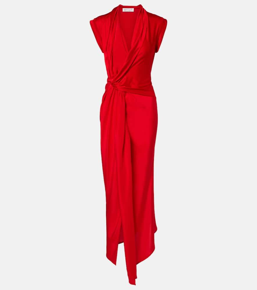 victoria beckham gathered silk