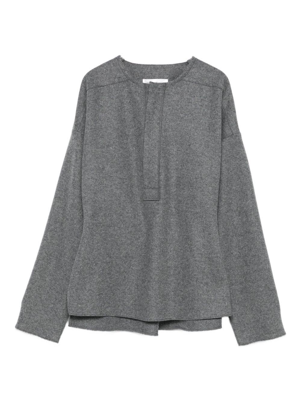 victoria beckham grey shirt