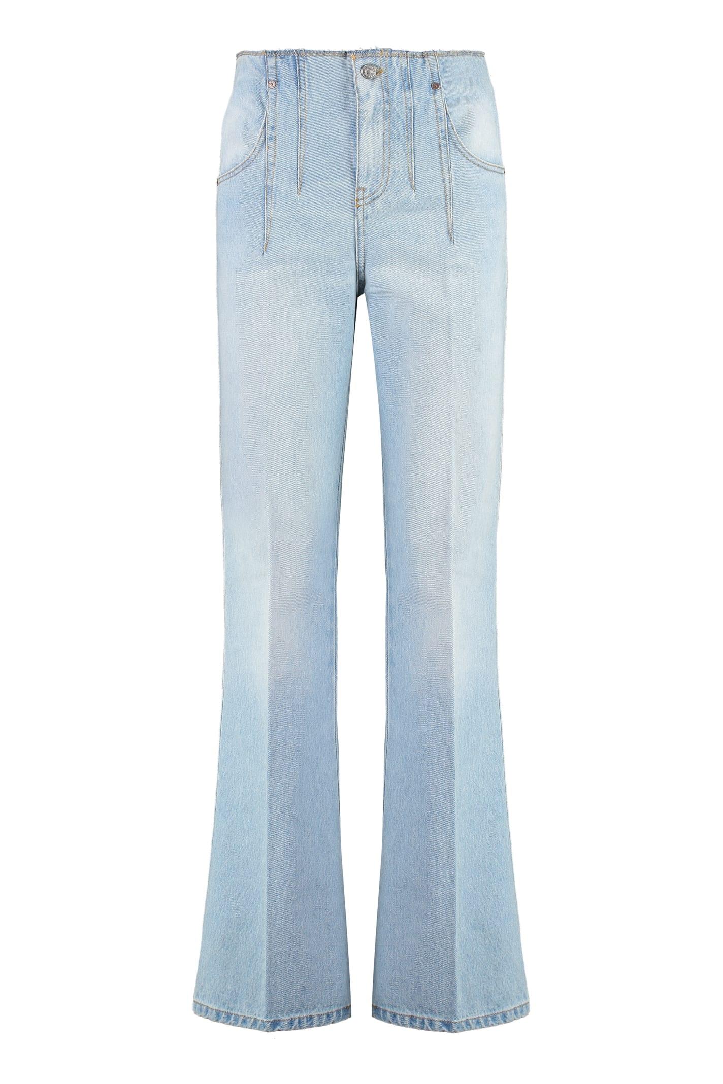 victoria beckham high-rise flared jeans
