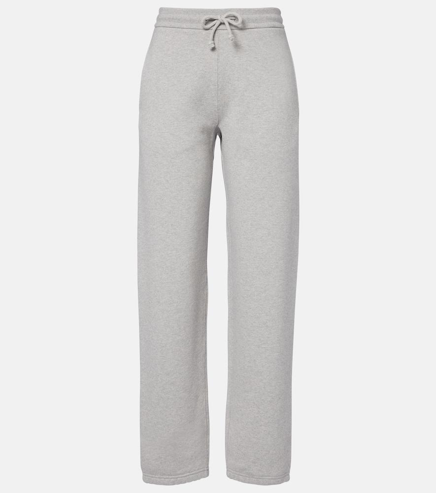 victoria beckham jules cotton jersey sweatpants
