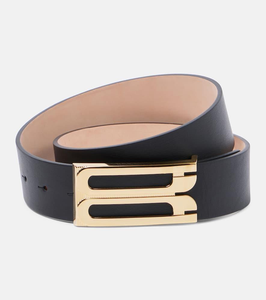 victoria beckham jumbo frame leather belt