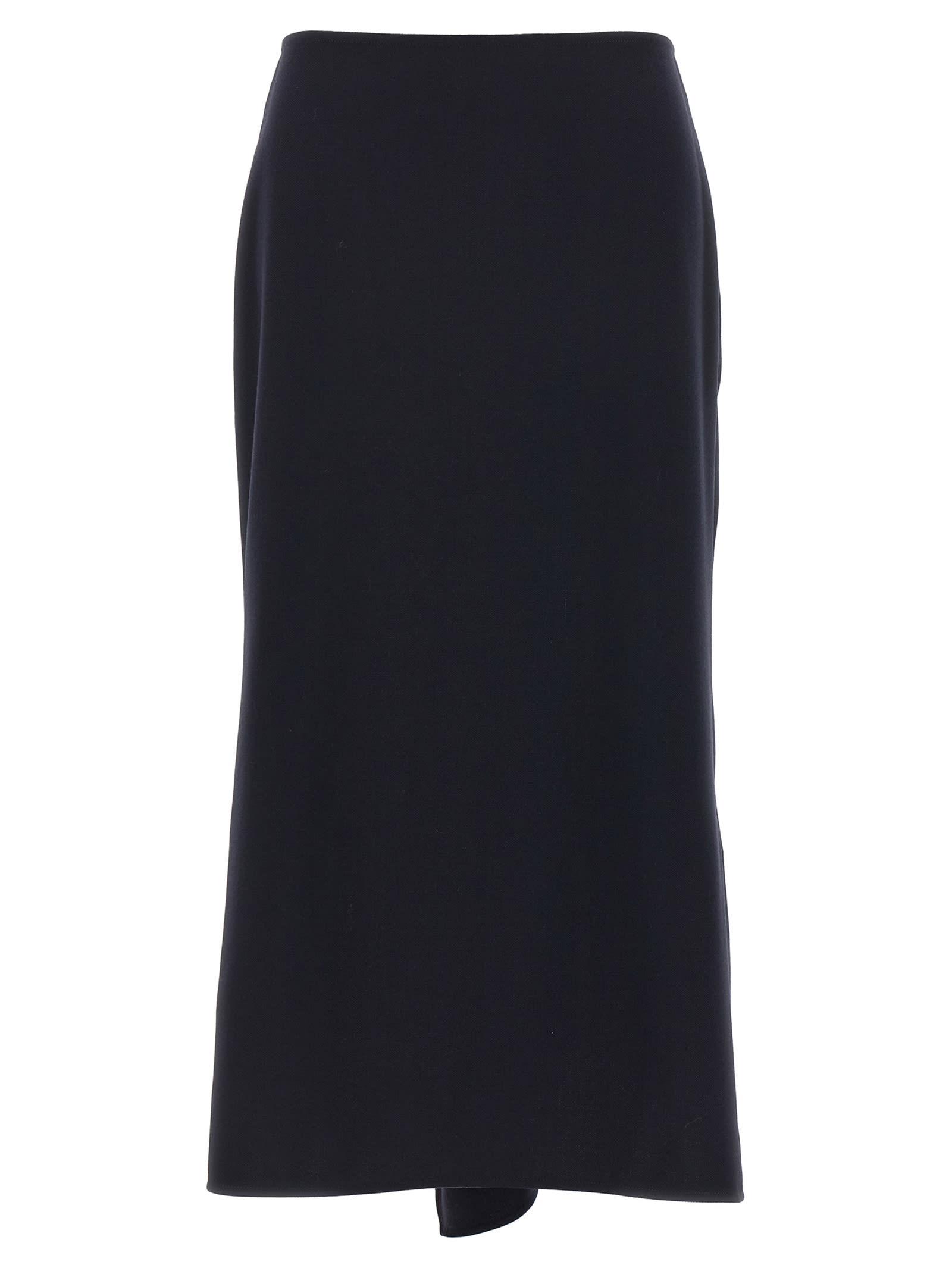 victoria beckham kick detail skirt