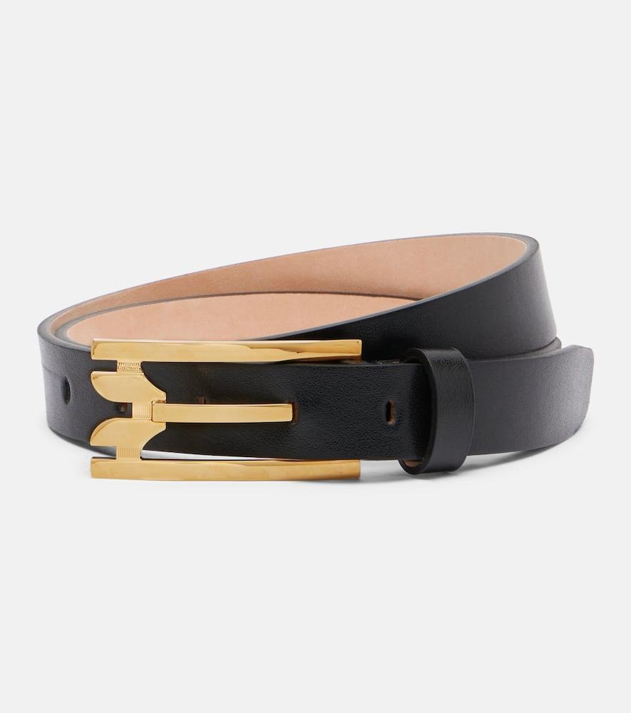 victoria beckham leather belt