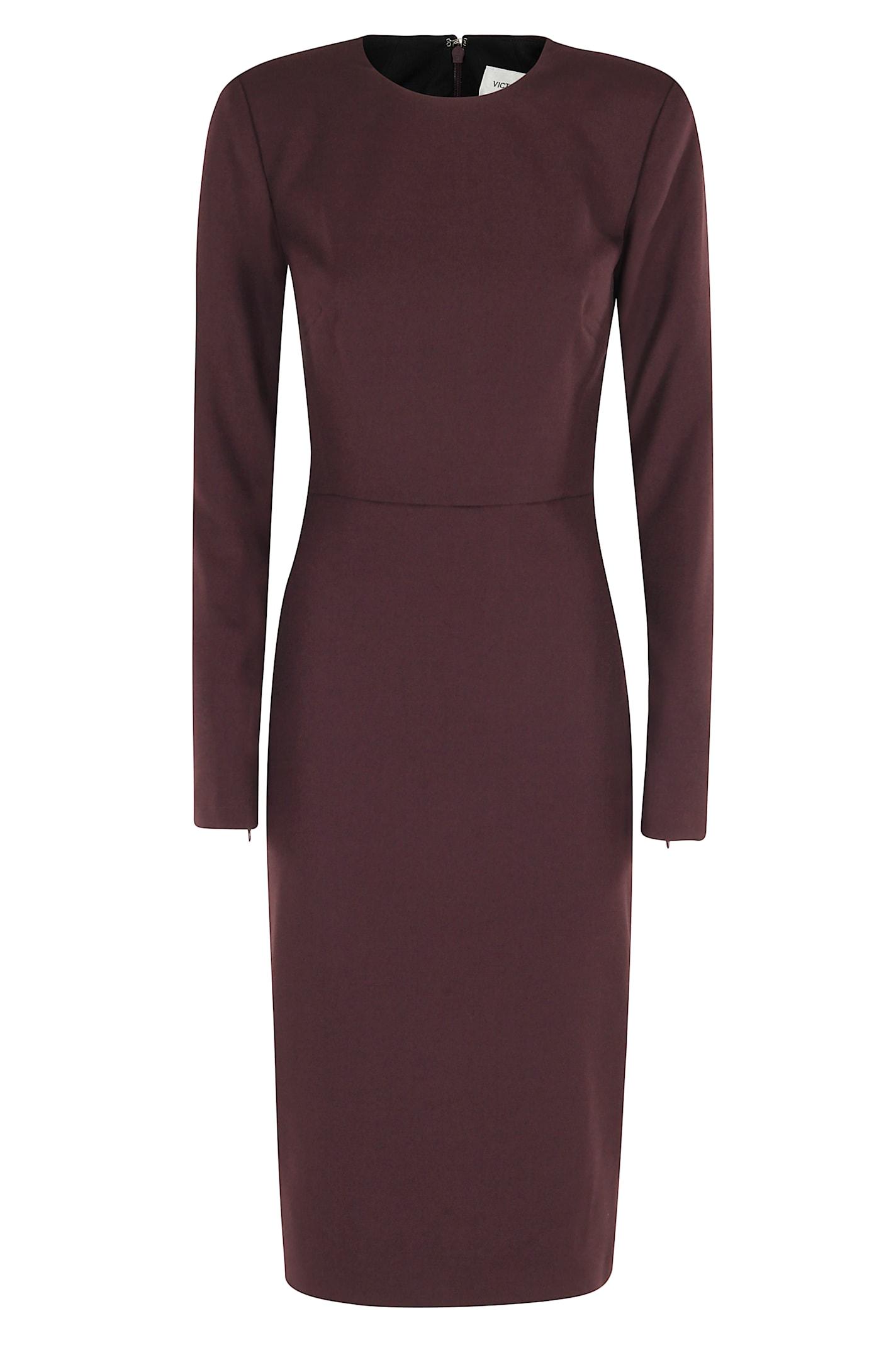 victoria beckham long sleeve t-shirt fitted