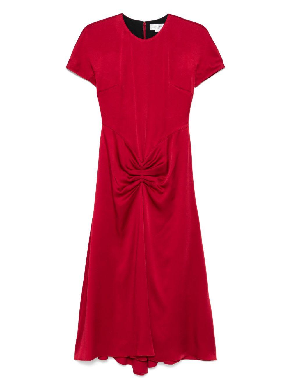 victoria beckham midi dress