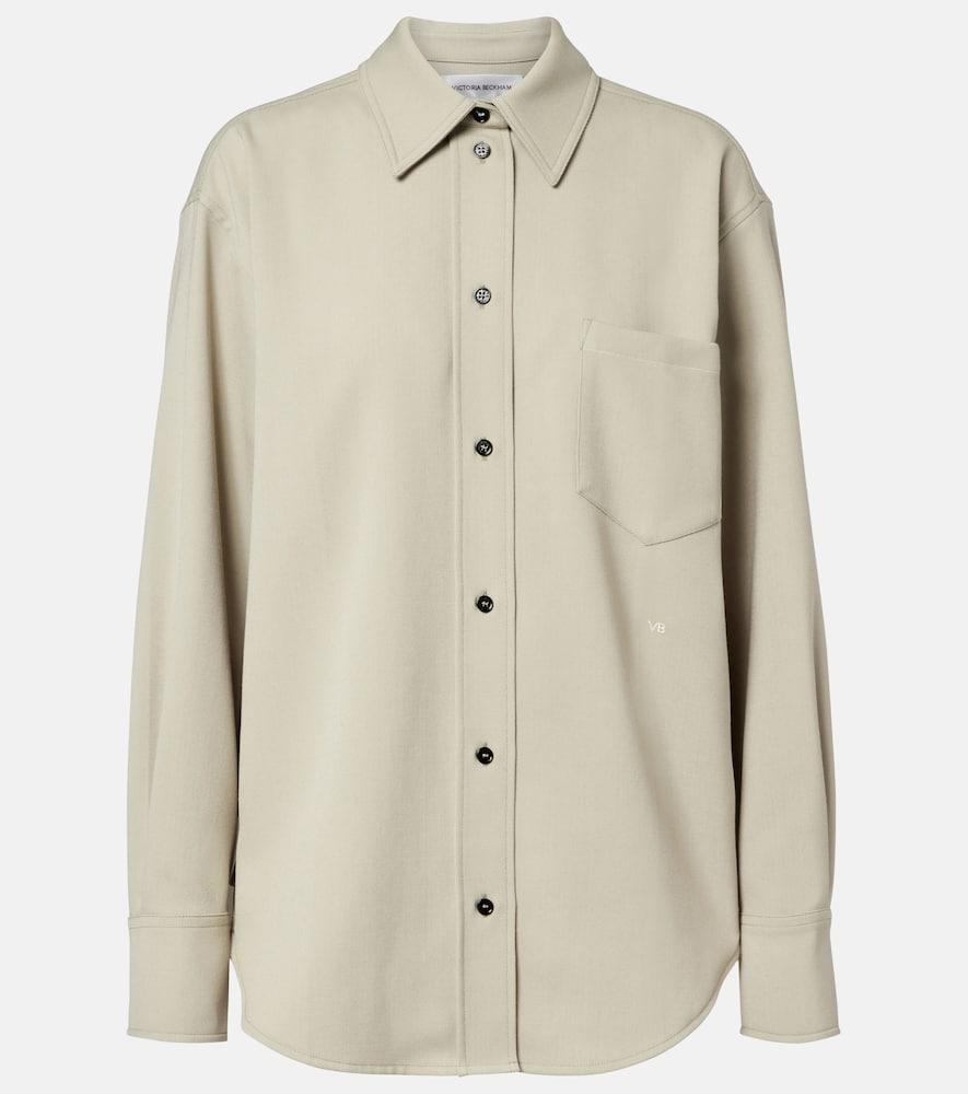 victoria beckham oversized shirt