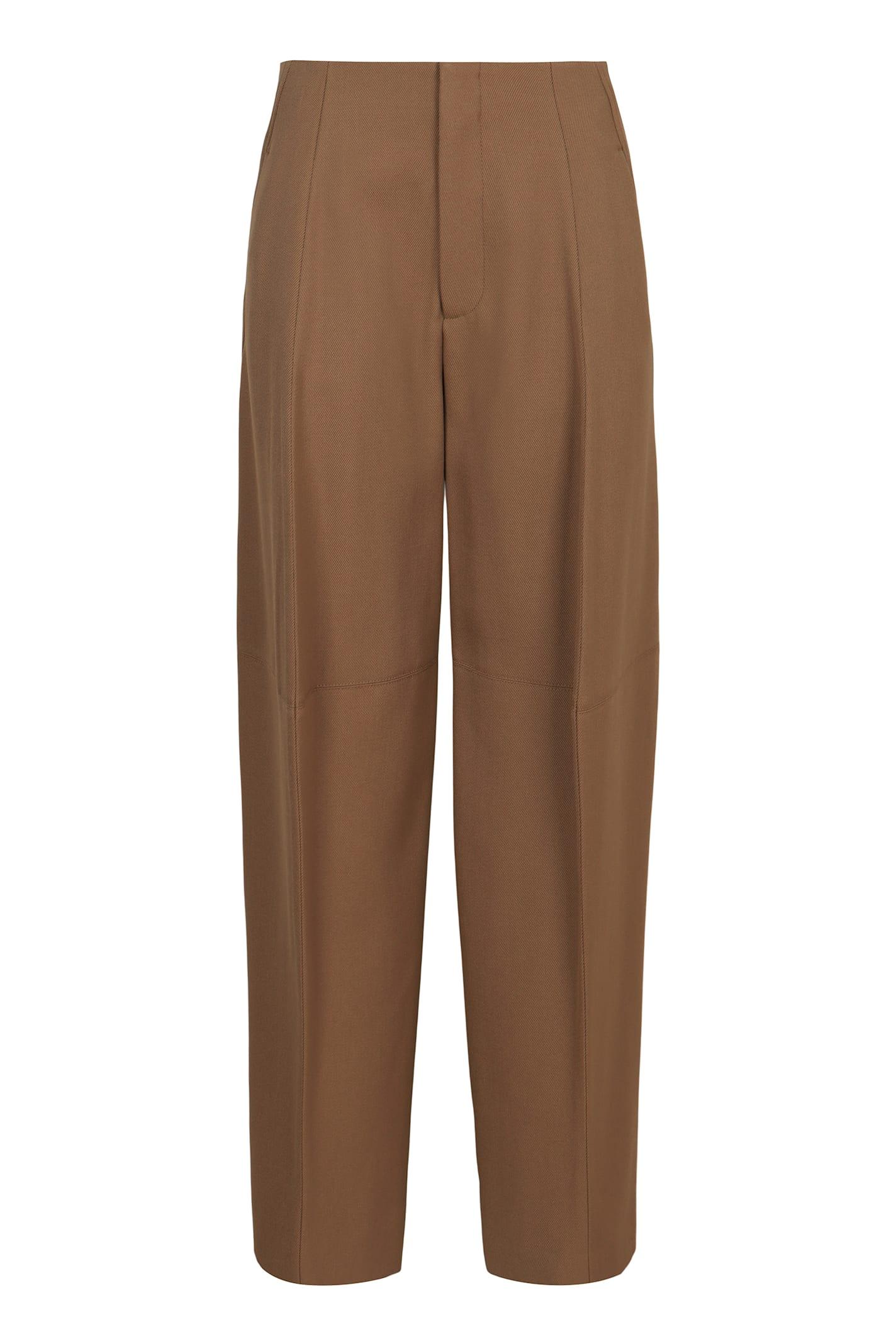 victoria beckham oversized wool trousers