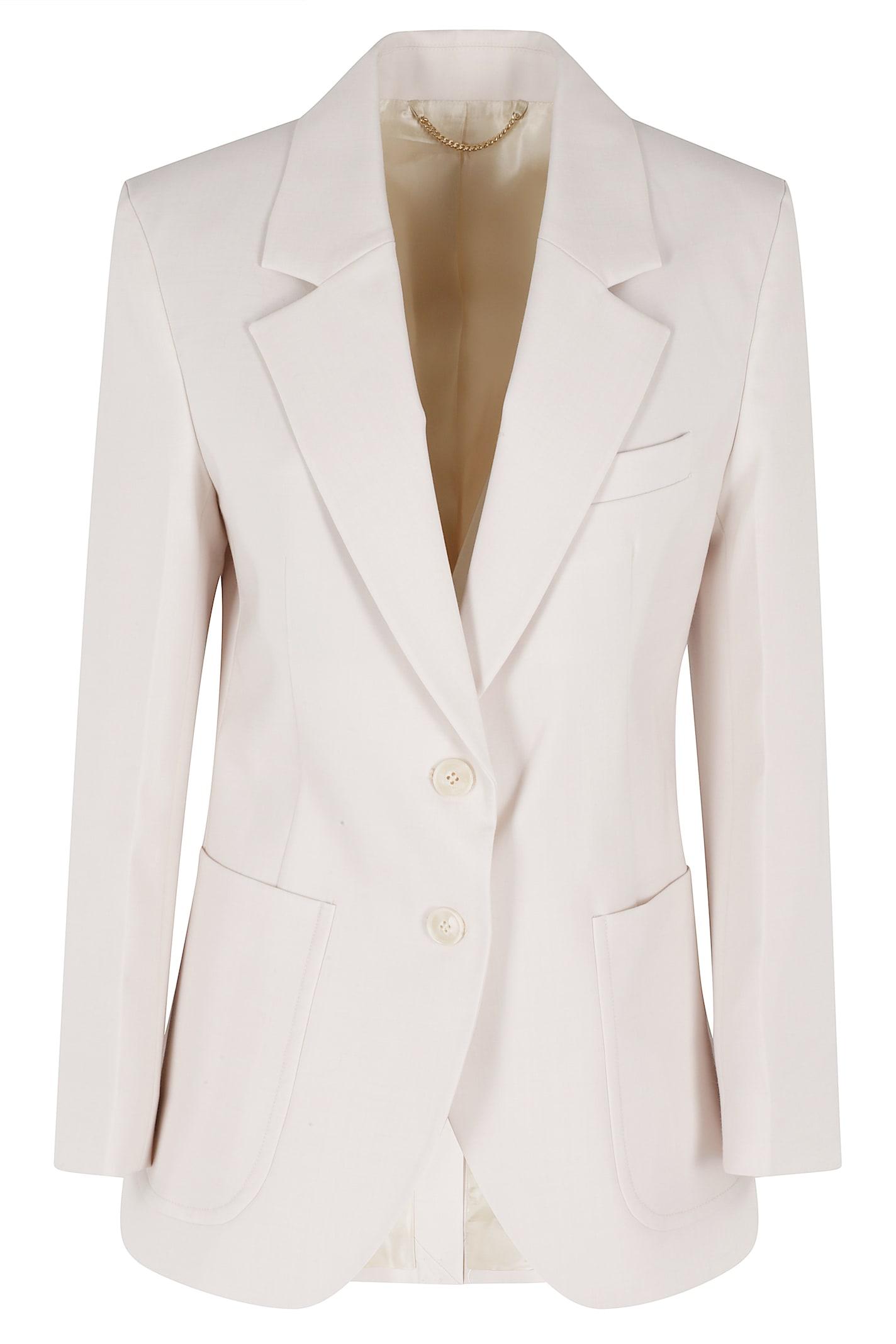 victoria beckham patch pocket jacket