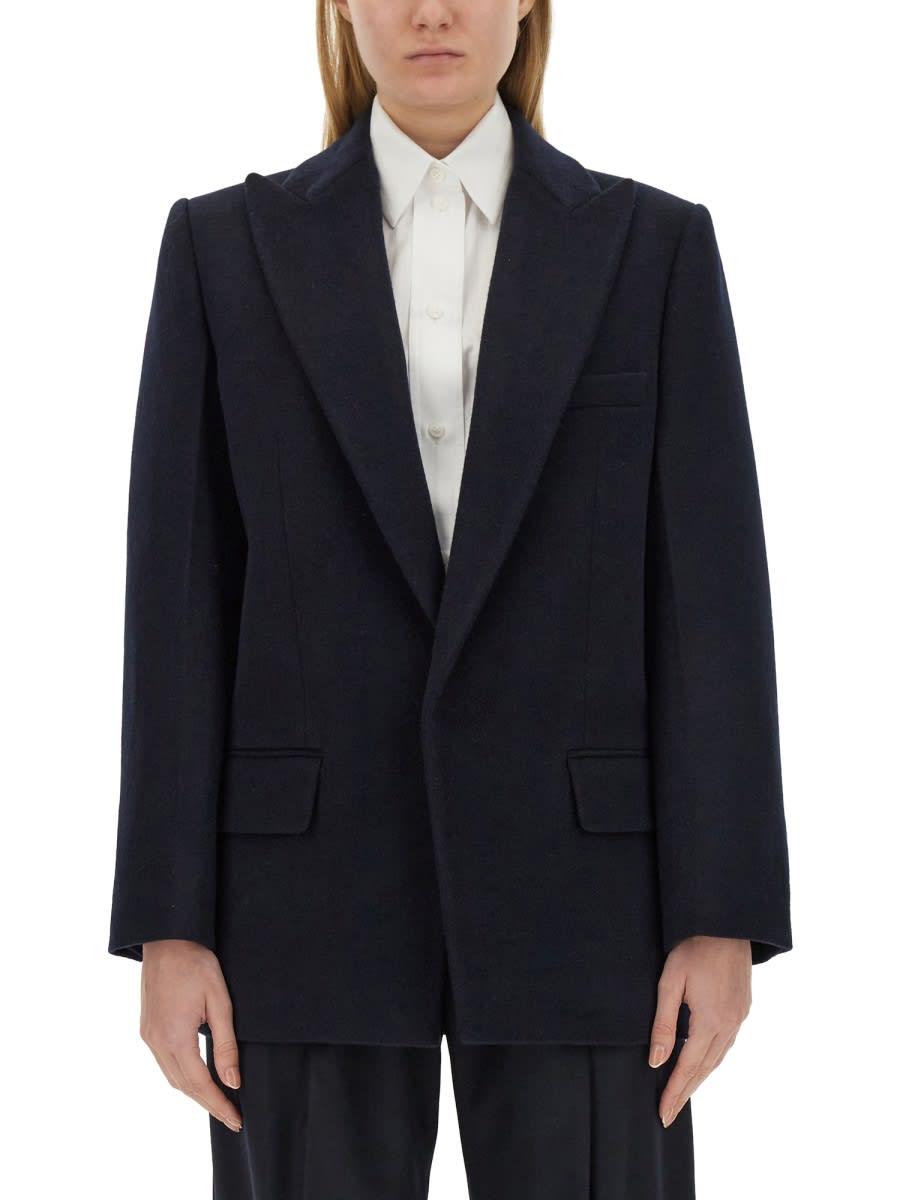 victoria beckham peak label jacket