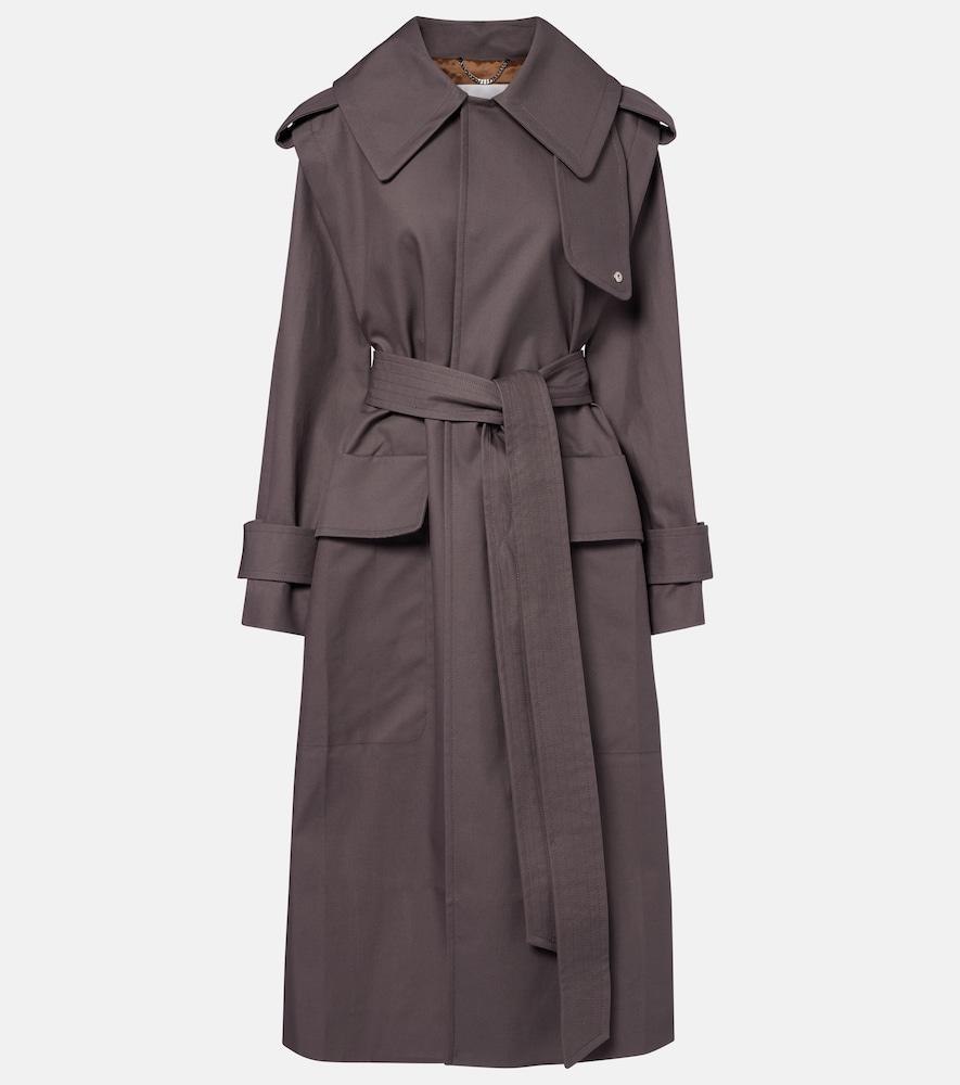 victoria beckham philippa cotton trench coat