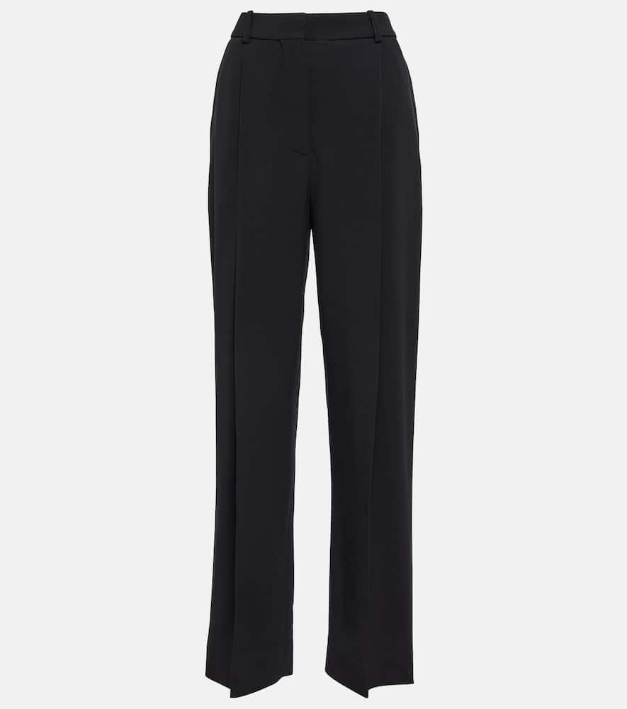 victoria beckham pleated wide