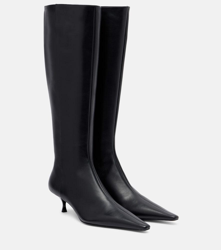 victoria beckham pointy 45 leather knee
