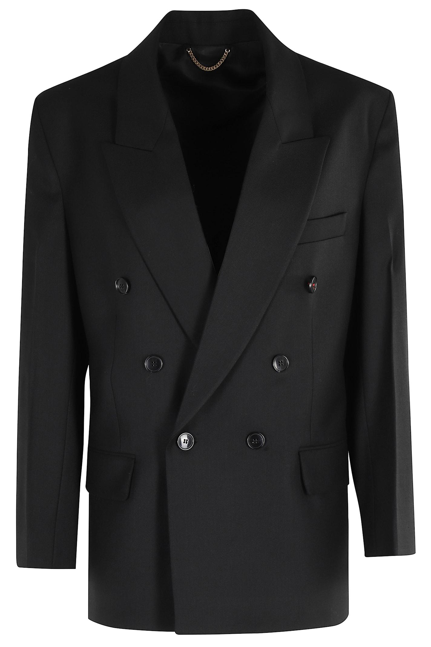 victoria beckham relaxed double breasted jacket