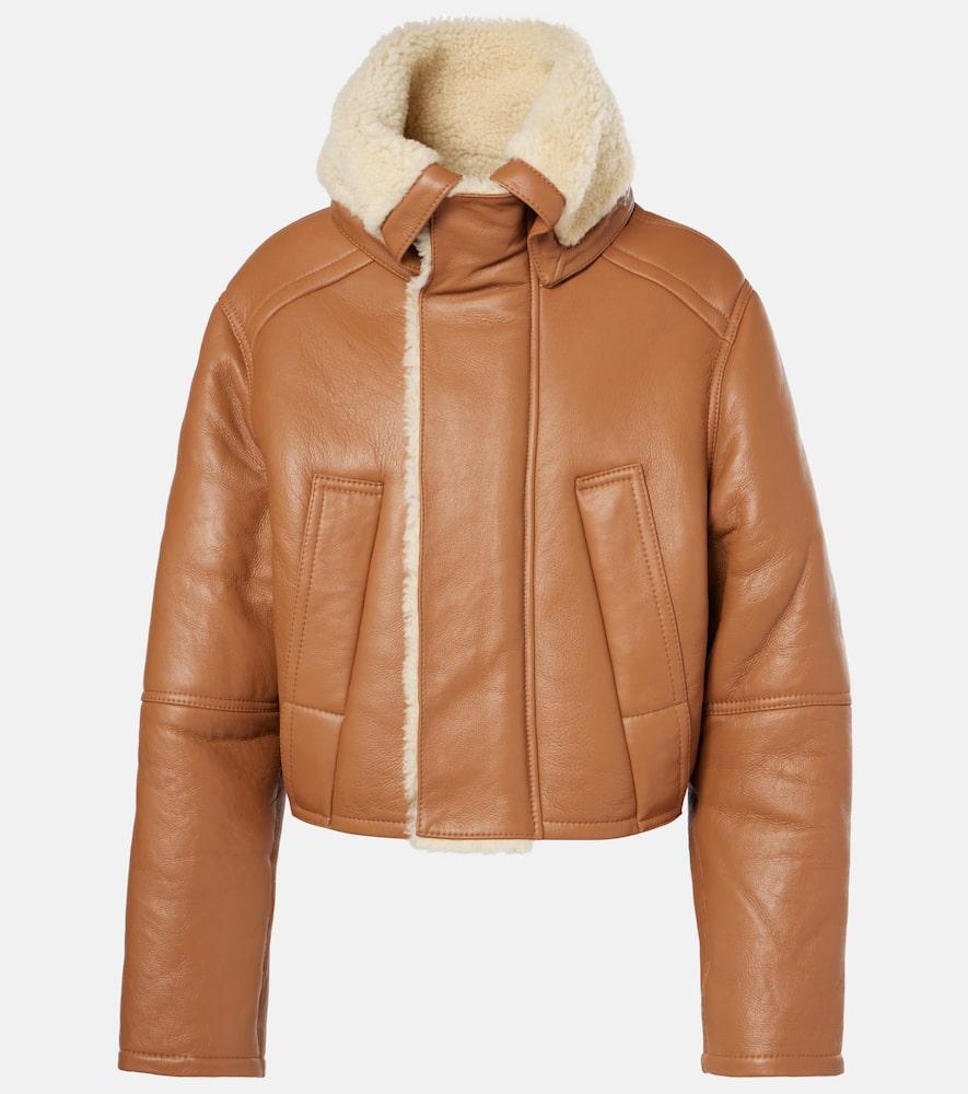 victoria beckham shearling