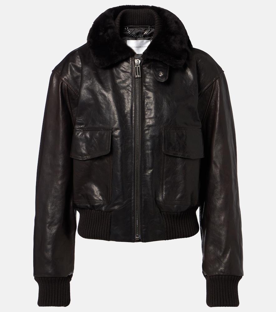 victoria beckham shearling