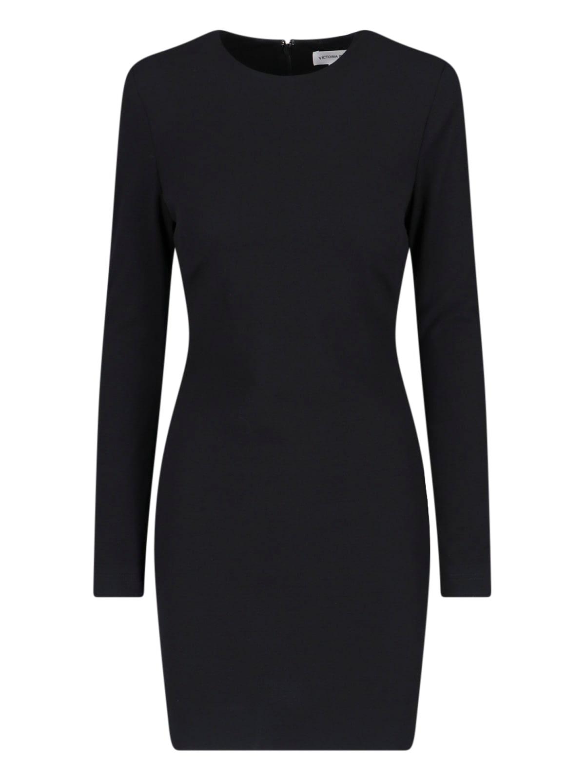 victoria beckham shift midi dress