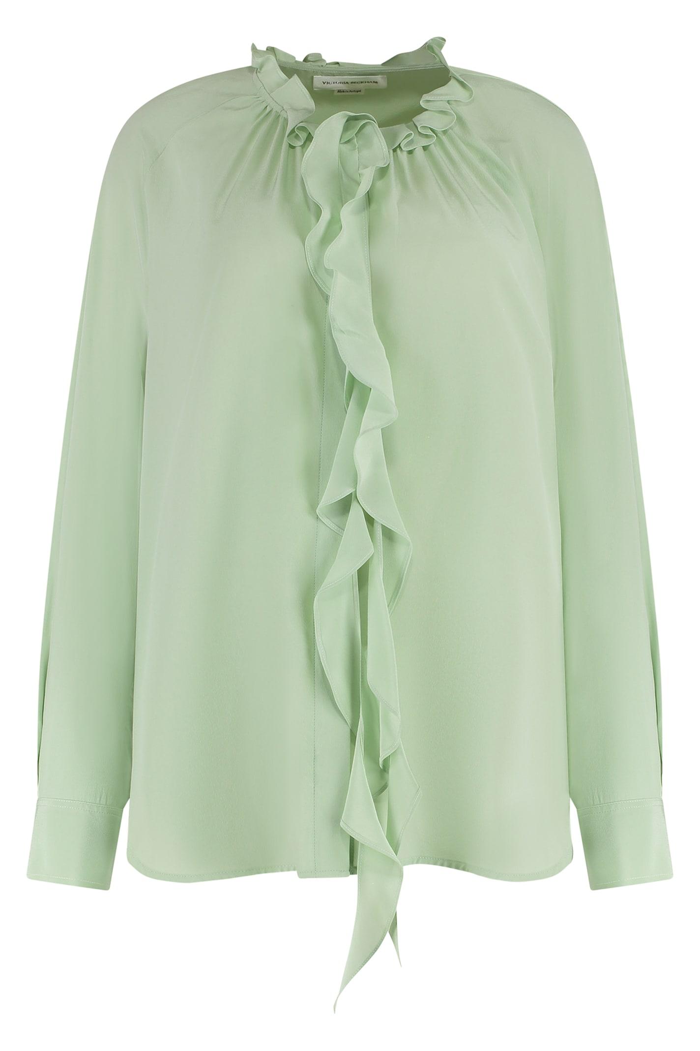 victoria beckham silk shirt