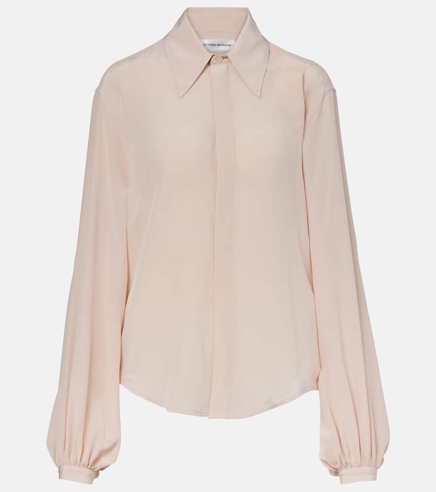 victoria beckham silk shirt