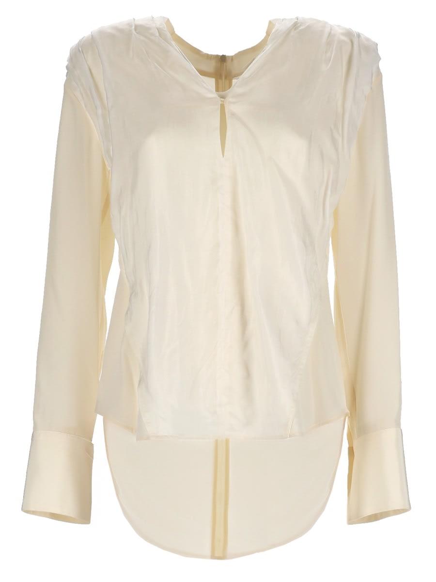 victoria beckham silk top