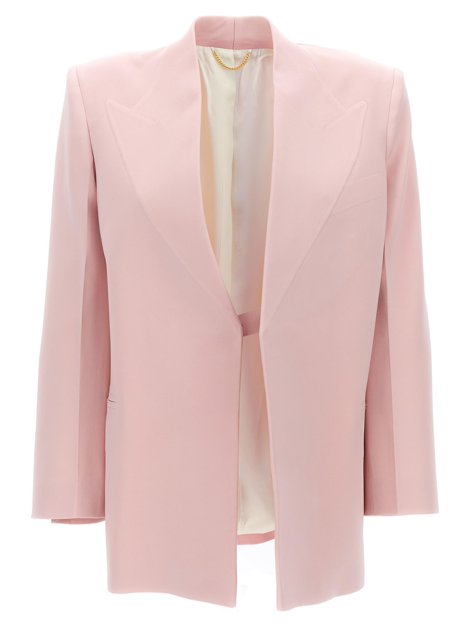 victoria beckham single-breasted blazer jacket