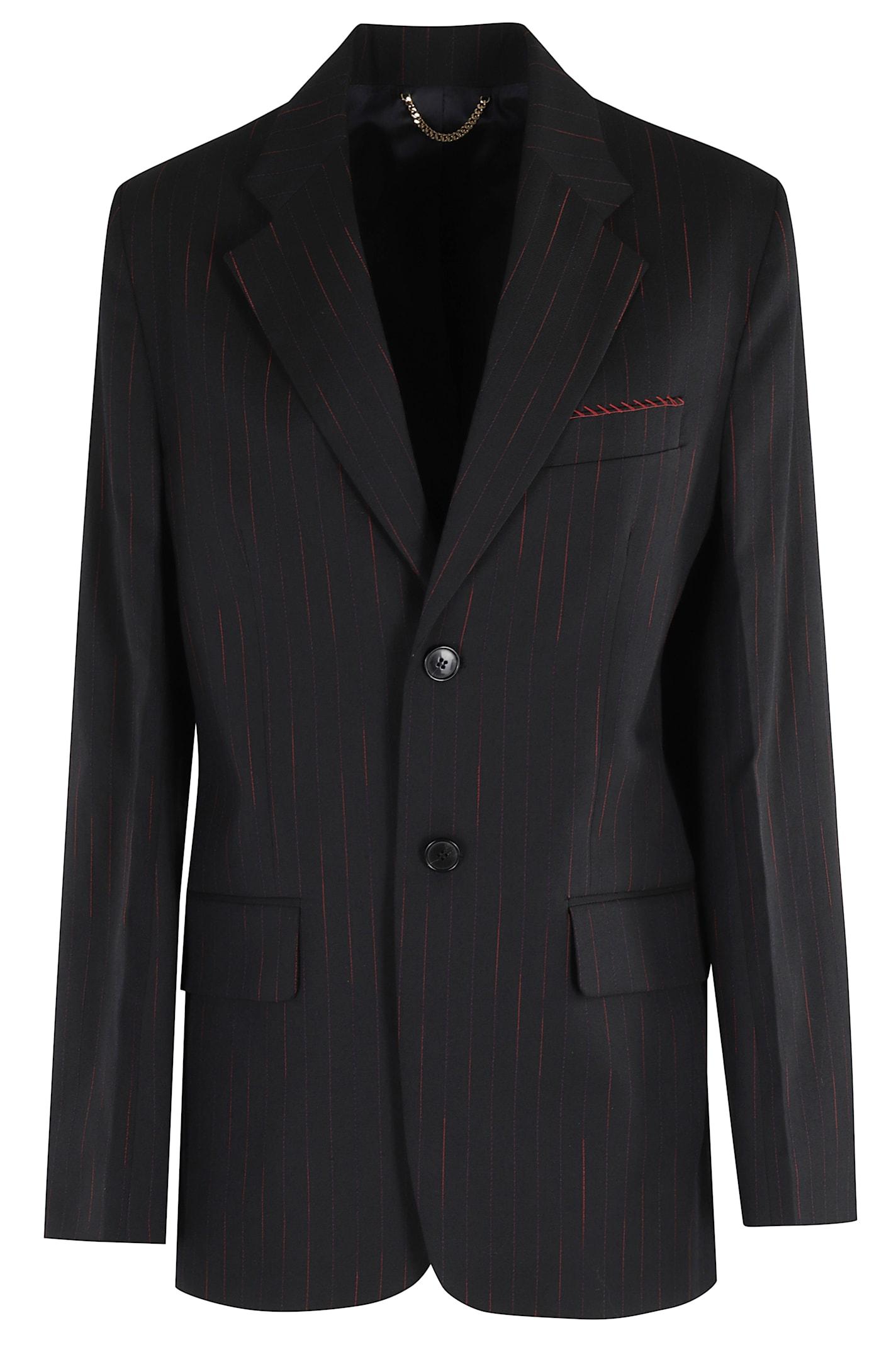 victoria beckham single breasted jacket
