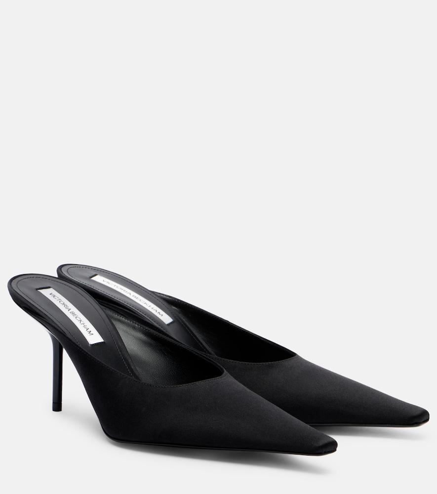 victoria beckham sloan satin mules