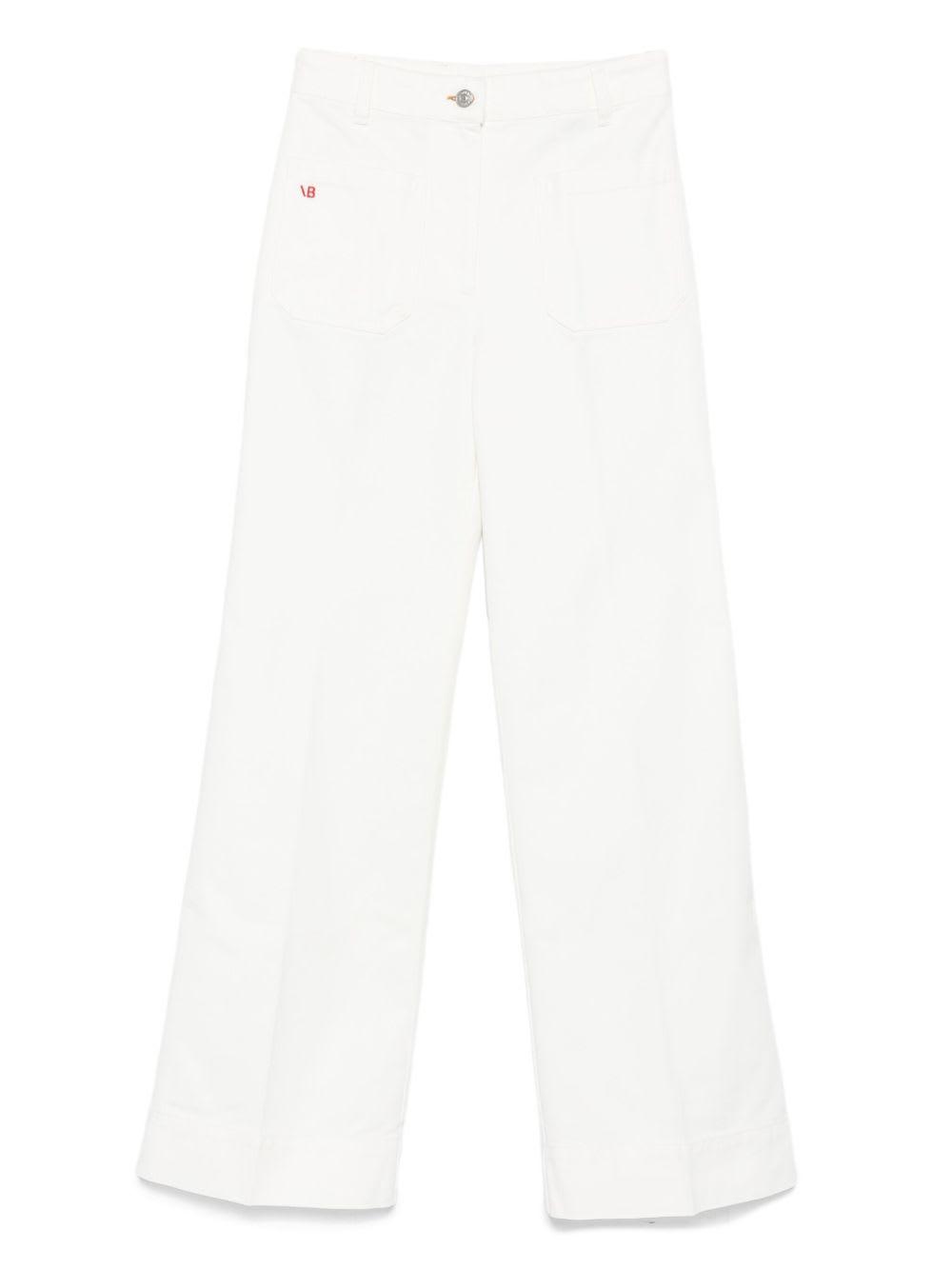 victoria beckham straight-leg jeans in organic cotton