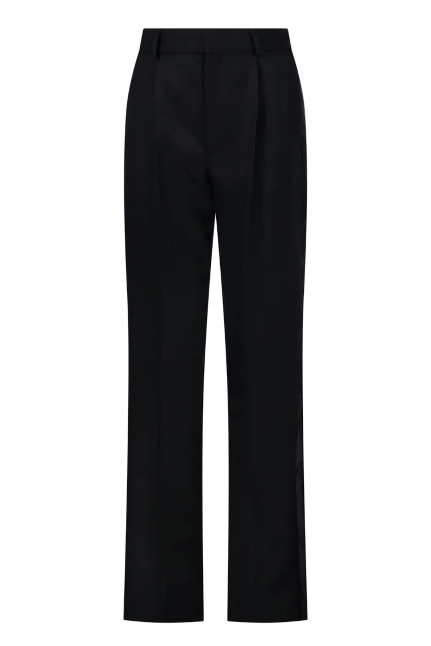 victoria beckham straight leg tailored trouser